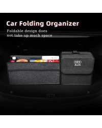 Caja de almacenamiento para maletero de coche, bolsa contenedor plegable para estiba y ordenar, para Audi Q5, Q7, Q3, A3, A4, A6