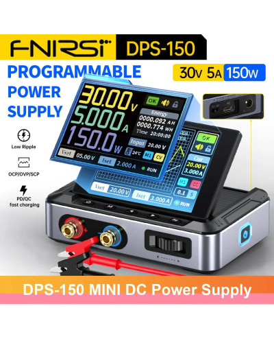 FNIRSI DPS-150 Programmable Mini Digital Power Supply CNC DC Electroni