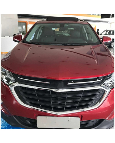 Rejilla delantera cromada para coche, cubierta embellecedora de ABS para Chevrolet Equinox 2018, 2019, 2020, 2 unidades/juego