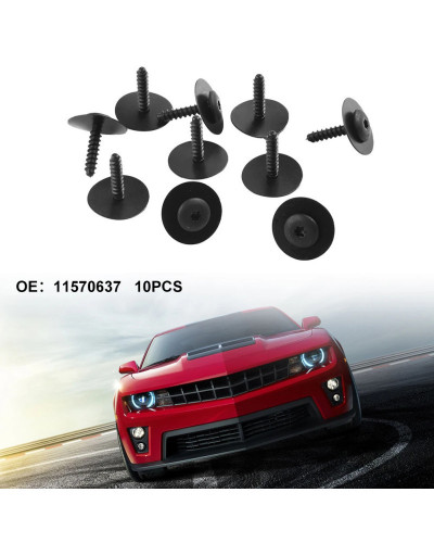 Tornillos de Clip de coche para Chevrolet, Clips de sujeción, accesorios interiores, 11570637, 10 unidades por juego