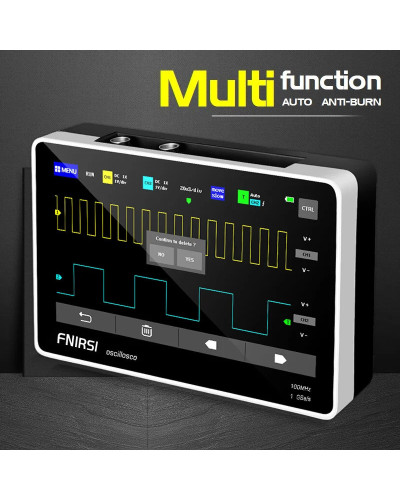 FNIRSI-1013D Digital Tablet Oscilloscope Dual Channel 100M Bandwidth 1