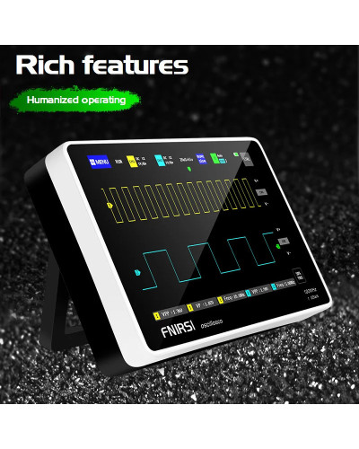 FNIRSI-1013D Digital Tablet Oscilloscope Dual Channel 100M Bandwidth 1