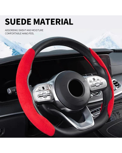 Cubierta Universal para volante de coche, accesorios para Chevrolet Lacetti Aveo Cobalt Cruze Malibu Trax Camaro Sail Captiva Ep