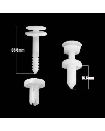 Panel embellecedor de puerta, retenedor de Clip tipo empuje, remache de plástico, sujetadores automáticos para GM GMC, Chevrolet