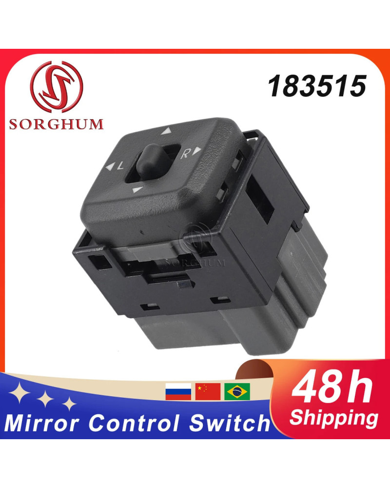 Sorghum-Interruptor de espejo retrovisor, botón de Control de perilla de ajuste para 07 08 Isuzu d-max Dmax Chevrolet Colorado 0