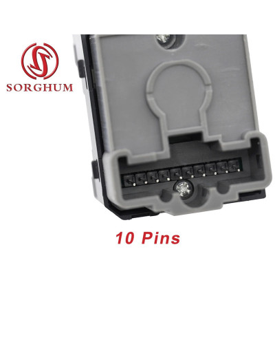 Sorghum-Interruptor de espejo retrovisor, botón de Control de perilla de ajuste para 07 08 Isuzu d-max Dmax Chevrolet Colorado 0