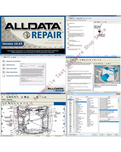 2023 Hot alldata 10.53 Car Software mitchell demand 2015 auto repair a