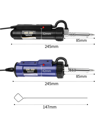 LUXIANZI 40W Desoldering Machine 2IN1 Electric Soldering Iron Suction 