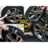 Car Wheel Brush Tire Cleaning Tools Rim Scrubber Cleaner Auto Detailing Brush Washing Tool for Truck Motorcycle Bicycle Home