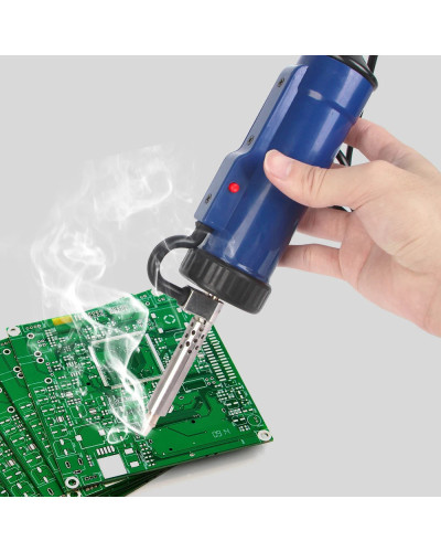 Tin Sucker Vacuum with 3 Suction Nozzle EU/US Plug Soldering Remove Pu