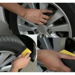 10/1Pcs Car Wheel Cleaning Sponge Tire Wash Wiper Water Suction Sponge Pad Wax Polishing Tyre Brushes Tools Car Wash Accessories