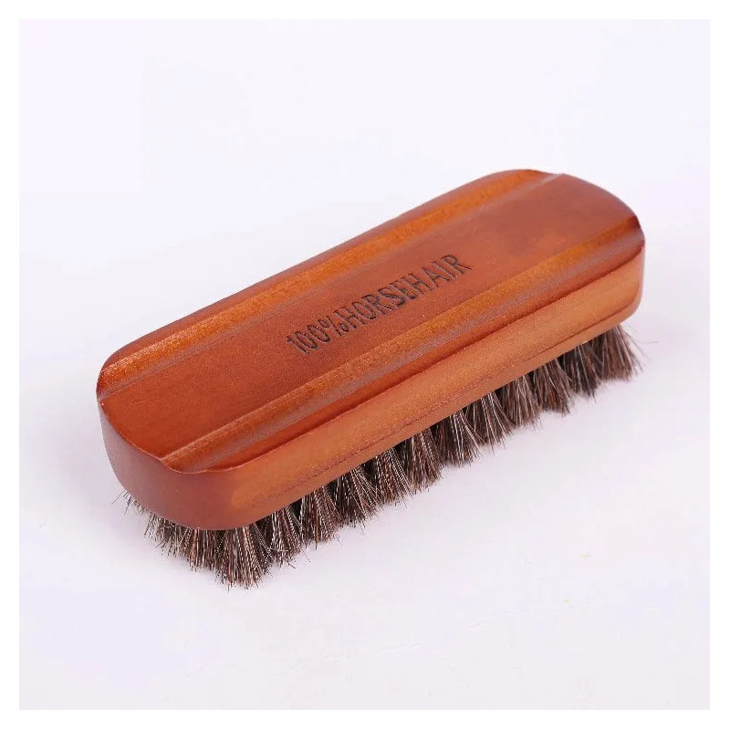 Car Interior Detailing Tool for Car Cleaning and Washing Soft Horsehair Leather Cleaning Brush Genuine Horsehair Detailing Brush