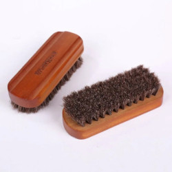 Car Interior Detailing Tool for Car Cleaning and Washing Soft Horsehair Leather Cleaning Brush Genuine Horsehair Detailing Brush