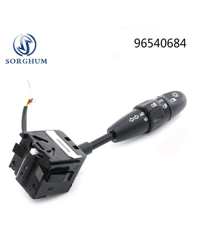 SORGHUM-Interruptor de limpiaparabrisas de dirección, señal de giro 96540684 multifunción, para Chevrolet Aveo Aveo5, 9024792, 5