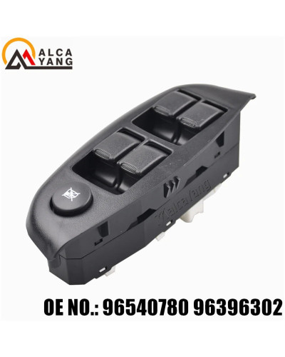 Interruptor de ventanilla eléctrica delantera izquierda para coche Chevrolet Aveo 2004 2005, 96540780