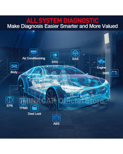 THINKCAR Thinkdiag 2 OBD2 Scanner Support CAN FD Protocols Fit For GM 