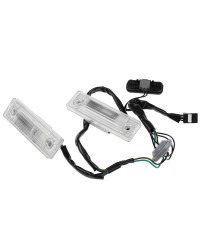 Luz trasera para matrícula de coche, lámpara con interruptor de liberación de maletero, botón de tapa de puerta trasera 95961097