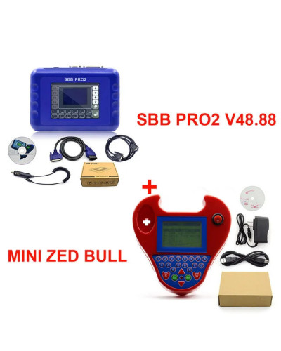 2024 Latest SBB Pro2 V48.88 And SBB V46.02 Mini Zedbull Car Key Progra