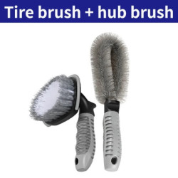 Auto Tire Rim Brush Wheel Hub Cleaning Brushes Car Wheels Detailing Cleaning Accessories Tire Auto Washing Tool