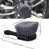 2PCS Car Wheel Cleaning Brush 18" Long Soft Bristle Easy Reach Tire Rim Detail Brush Multipurpose For Engine Exhaust Tip Grill