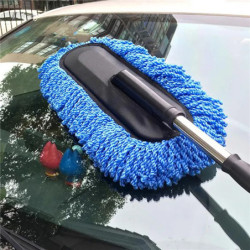 Car Special Mop Cleaning Mop Tweezers Soft Hair Retractable Water Long Handle Dust Removal Car Wash Brush NEW