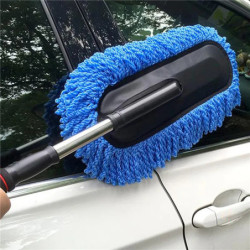 Car Special Mop Cleaning Mop Tweezers Soft Hair Retractable Water Long Handle Dust Removal Car Wash Brush NEW