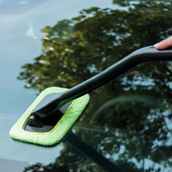 Car Window Cleaner Brush Kit Windshield Cleaning Wash Tool Inside Interior Auto Glass Mist Wiper With Long Handle Accessories