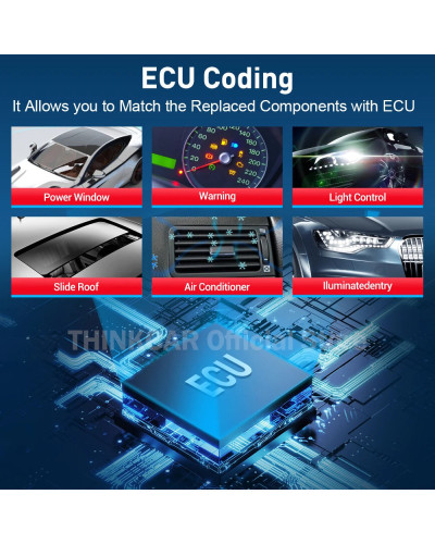 THINKCAR Thinkdiag 2 OBD2 Scanner Support CAN FD Protocols Fit For GM 