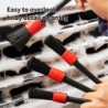 SEAMETAL 13PCS Car Detailing Brush Set Multifunctional Detail Brushes Sponges Towels Auto Cleaning Kit for Car Wash Maintenance