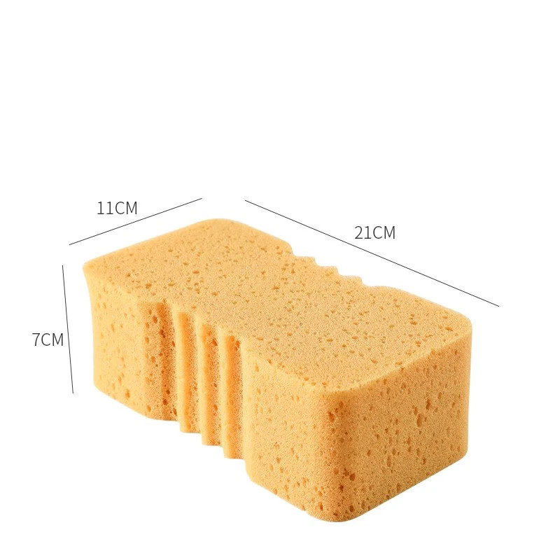 Auto Cleaning Sponge Brush Set for Car Wheel Tire Wash Wipe Water Suction Sponge Pad Wax Polishing Tyre Brushes Tools