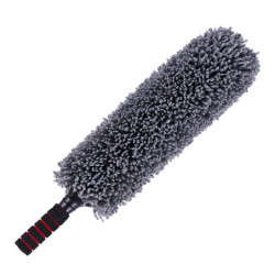 Car Dust Duster Microfiber Washing Brush Retractable Steel Long Handle Duster Dust Mop Brush Car Cleaning Tool Auto Accessories