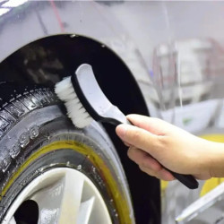 Auto Tire Rim Brush Car Wash Detailing Wheels Hub Cleaning Brush Microfiber Wheel Rim Brush Washing Tool Car Detailing Brush