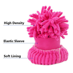 Double-sided Microfiber Car Care Cleaning Gloves Chenille Cleaning Cloth Towel Mitt Car Detailing Brush Washing Gloves 1pc