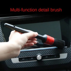 5 Pcs Detail Dudes Boars Hair Ultra Soft Car Detail Brushes Perfect for Washing Emblems Wheels Interior Auto Accessories