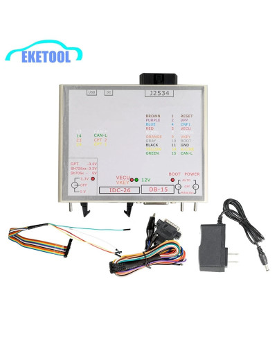 J-TAG KTM FLASH Via j2534 Works FLASH ECU-Soft OBD ECU Programmer Powe