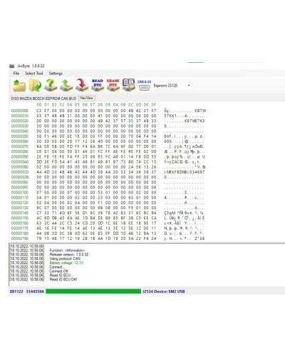 Airbyte 1.0.0.32 Software Cleaning Crash Data with SDD V163 JLR Pro J2