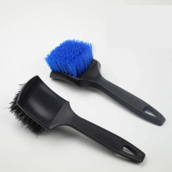 Popular Auto Tire Brush Wheel Hub Cleaning Brushes Car Wash Detailing Wheels Microfiber Rim Washing Tool