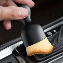 Brosse souple pour livres intérieurs de voiture avec boîtier, époussetage Éldes crevasses, livres d'aération, détails