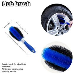 Car Cleaning Hub Brush Triangle Wave Sponge Brush Chenille Cleaning Gloves Air Conditioning Outlet Brush Gloves