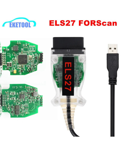 Newest V2.3.8 ELS27 FORScan Green PCB PIC24HJ128GP+FTDI Mircochip Mult