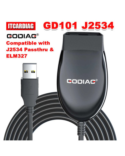 GODIAG GD101 J2534 Diagnostic Cable Compatible J2534 Passthru ELM327 D