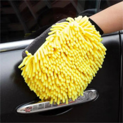 1PC Car Wash Gloves Do Not Damage Paint Waterproof Chenille Coral Wipe Car Rag Brush Beauty Plush Bear PAWS Car Wash Accessories