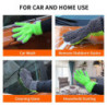 Double-sided Microfiber Car Wash Gloves Multifunctional Cleaning Brush Detailing Washing Gloves for Car Cleaning Tool Home Use