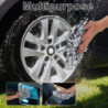 2Pcs Wheel Mitt Microfibre Car Wash Glove Professional Scratch Free Cleaning Mitts Reusable Wheel Cleaning Gloves 6x6inch