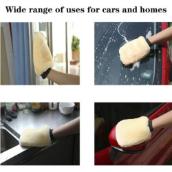 Car Wash Mitt, Premium Washing Gloves, Hold Tons of Sudsy Water for Effective Washing, Machine Washable, Lint Free, Scratch Free