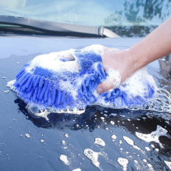 Car Towel Glove Styling Accessories Multi-color Microfiber Chenille Car Wash Sponge Car Wash Brush Pad Cleaning Tools