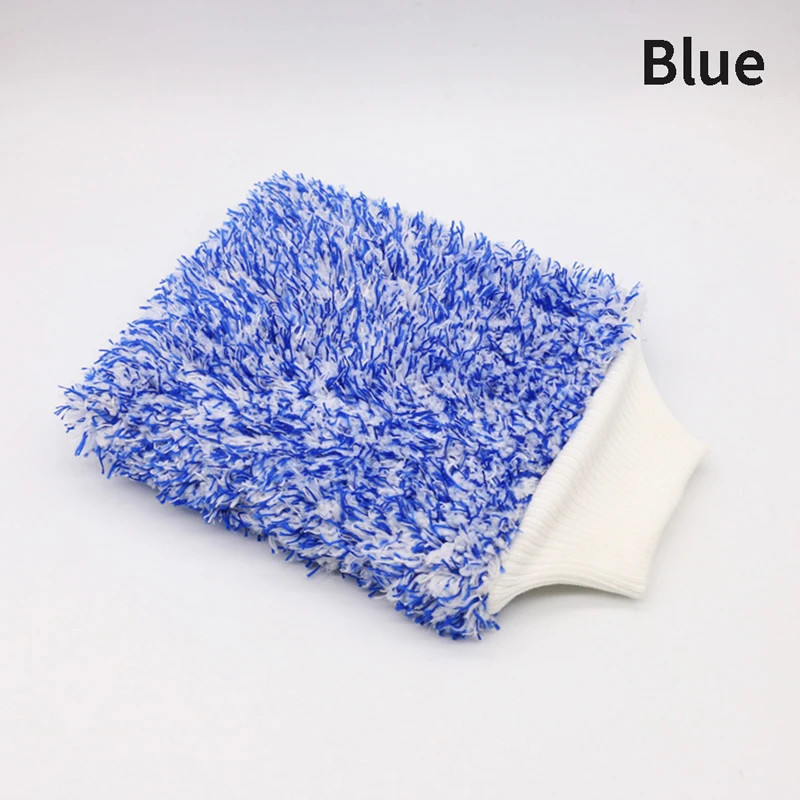 1pc Soft Car Cleaning Glove Ultra Soft Mitt Microfiber Wash Mitt Microfiber car washing mitt glove