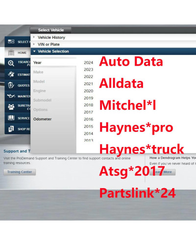 2025 Alldata Software Online for Auto Data Haynes-Truck Mit-chell Iden