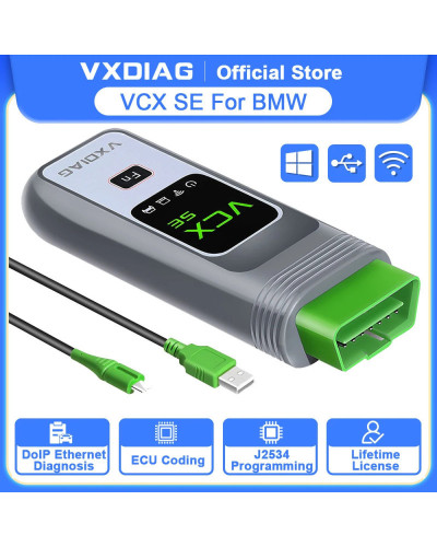 VXDIAG VCX SE for BMW Car OBD2 Diagnostic Tool VX508 DoIP OE-Level All