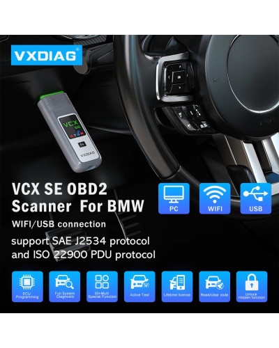 VXDIAG VCX SE for BMW Car OBD2 Diagnostic Tool VX508 DoIP OE-Level All